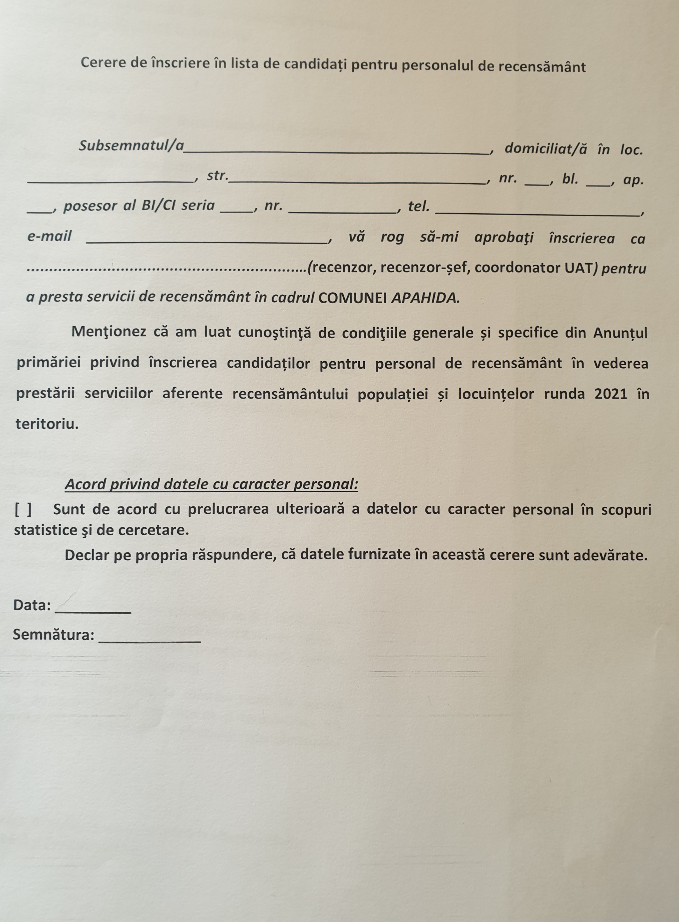 Proportional recipe Assumption Primaria Comunei Apahida